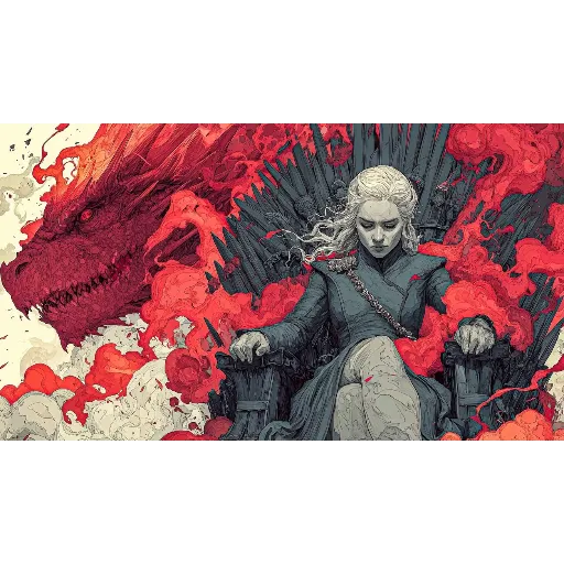 Daenerys Targaryen  15x20 cm